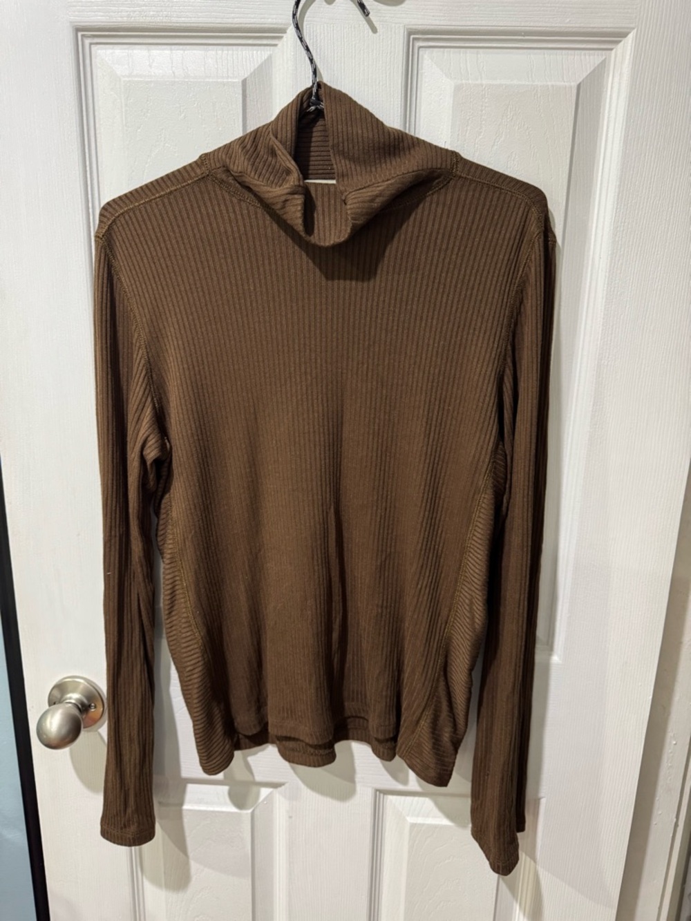 NWOT Madewell Ribbed Turtleneck Long-Sleeve Tee